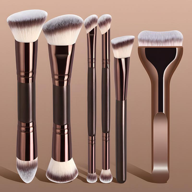 Ms Beauty Makeup - Double Head Face Makeup Brush Set