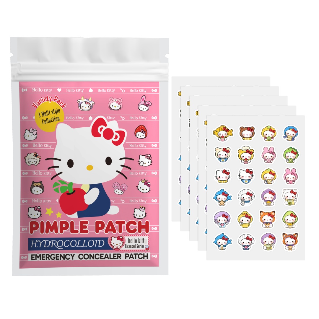 Pressed Powder Foundation - 48/120PCS hello kitty Acne patches, facial