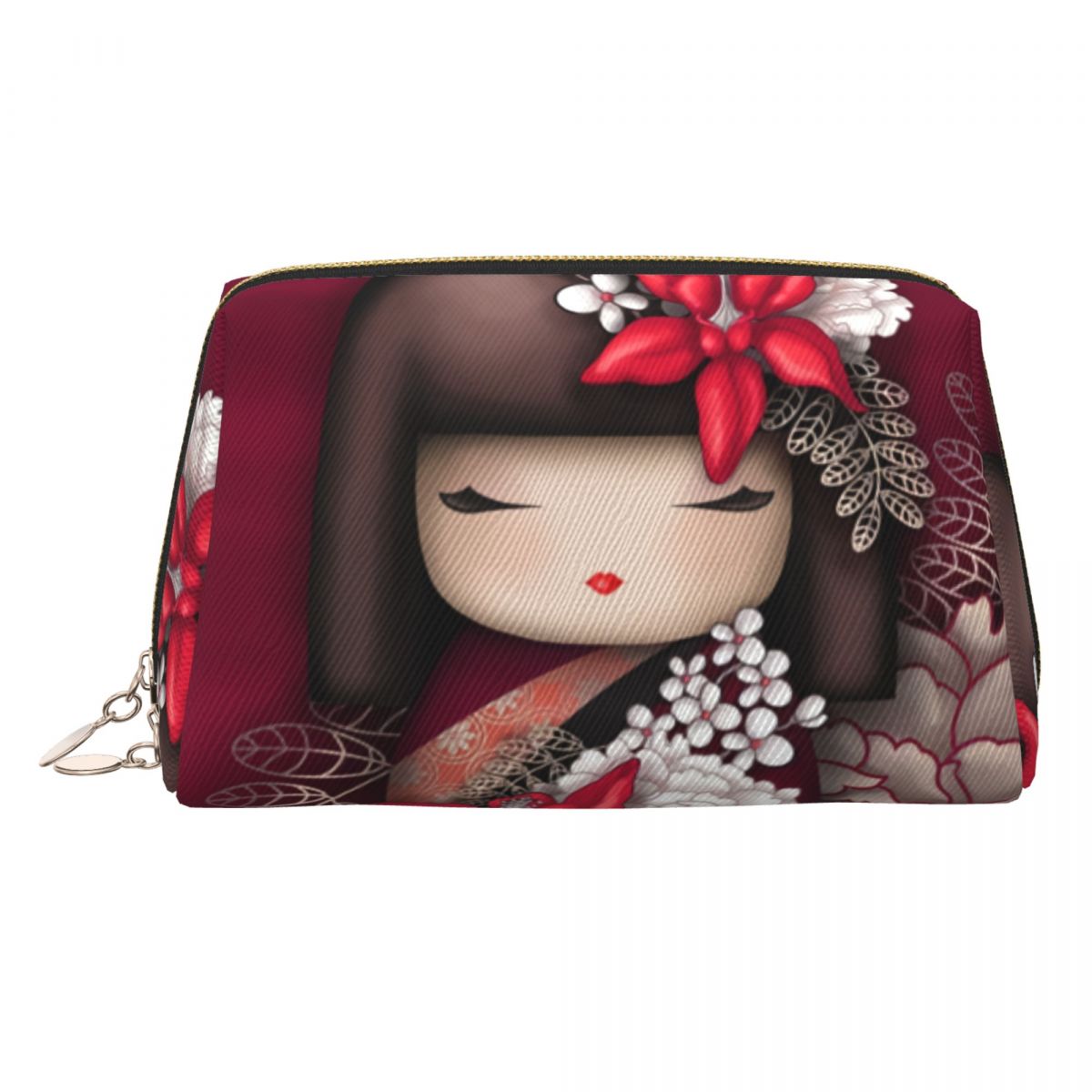Beauty Makeup Kit For Girls - Custom Japanese Girl Sakura Kokeshi Doll