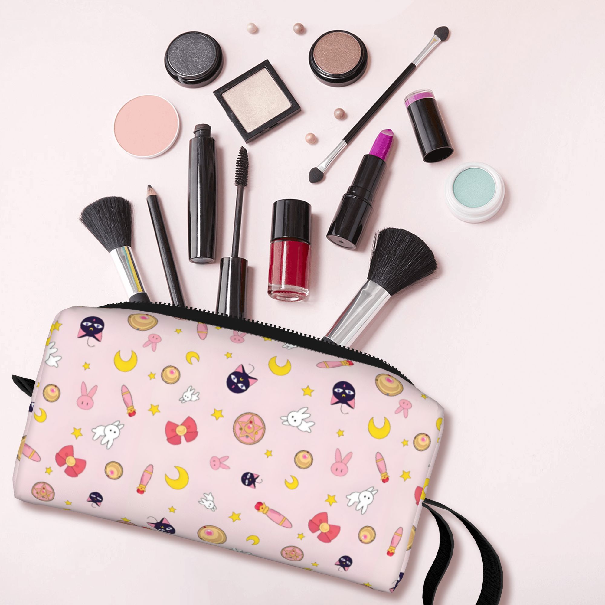 Beauty Makeup Kit For Girls - Travel S-Sailors Moons Toiletry Bag Cute