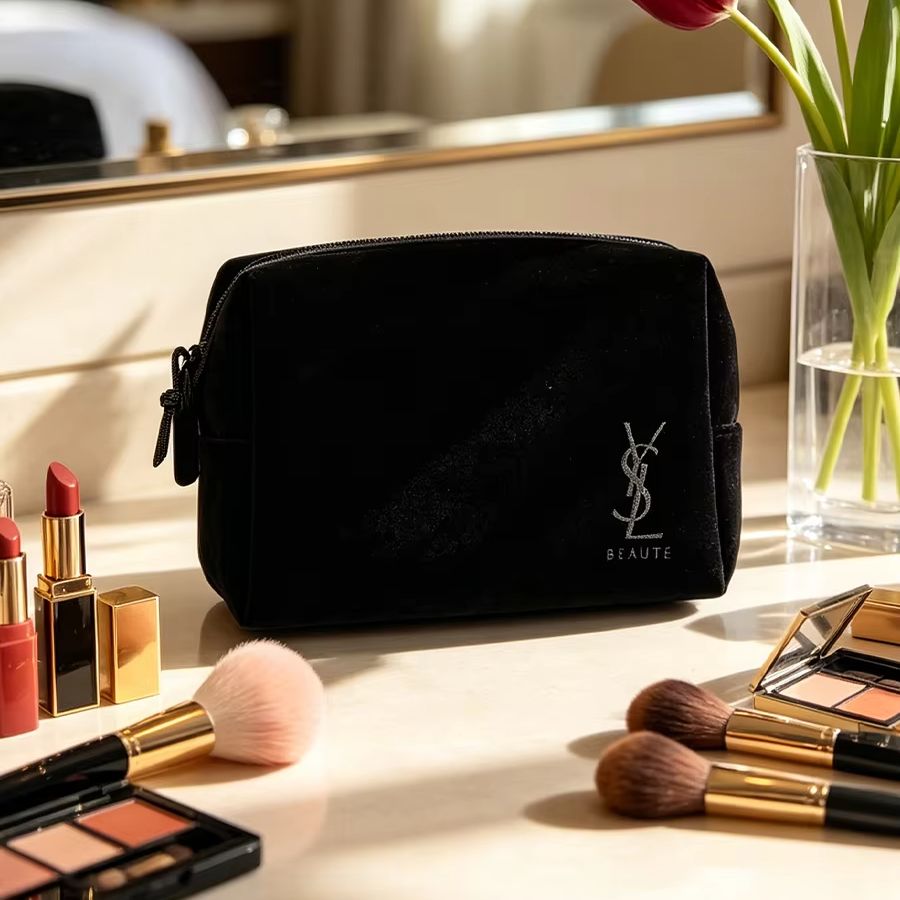 YSL’s Bag Black Printed Cosmet - Ysl Beauty Makeup review and price
