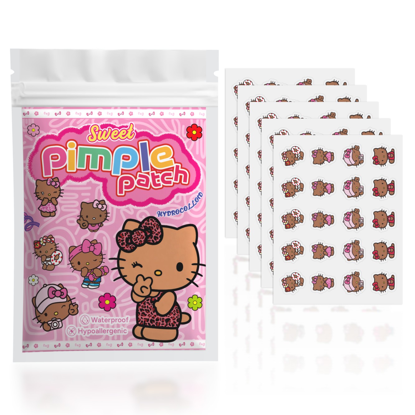 100PCS hello kitty Acne patche - Pressed Powder Foundation review and price
