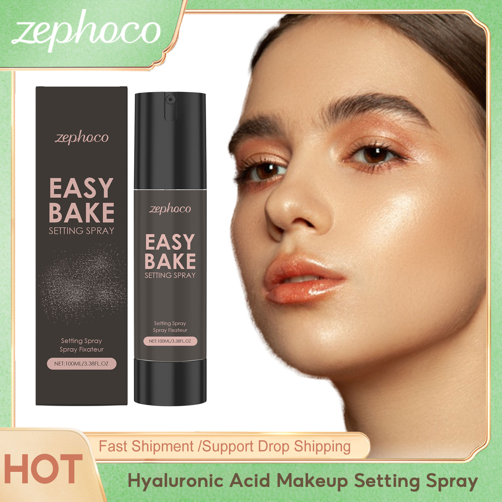 Zephoco Hyaluronic Acid Makeup - Makeup Fixing Mist review and price