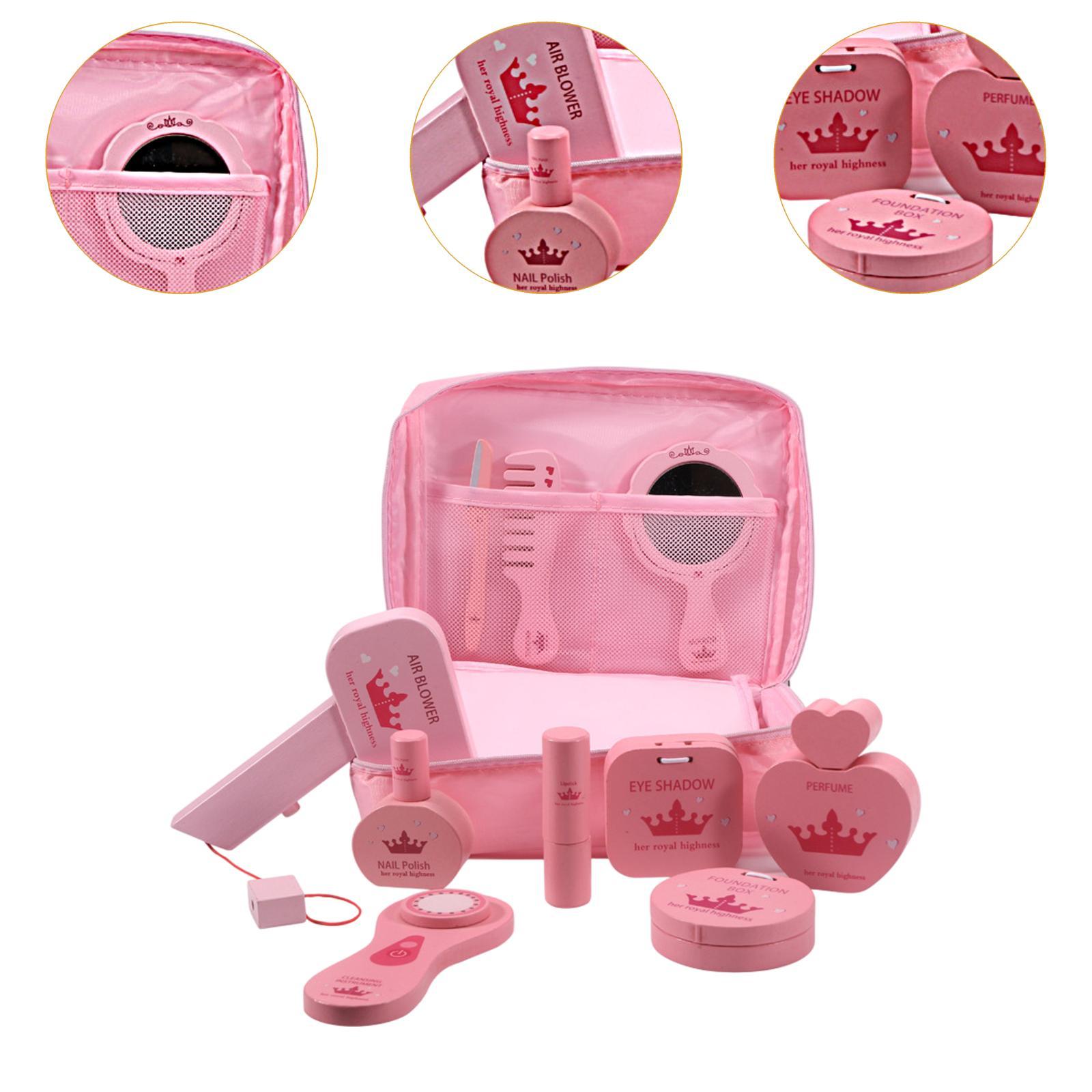 10x Pretend Makeup Kits Wood B - Beauty Makeup Kit For Girls review and price