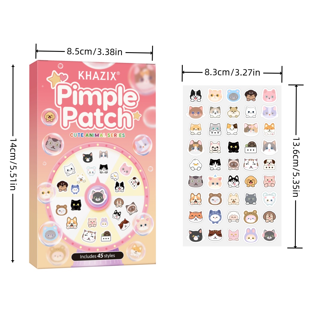 45pcs Cartoon acne patch, cute - Pressed Powder Foundation review and price