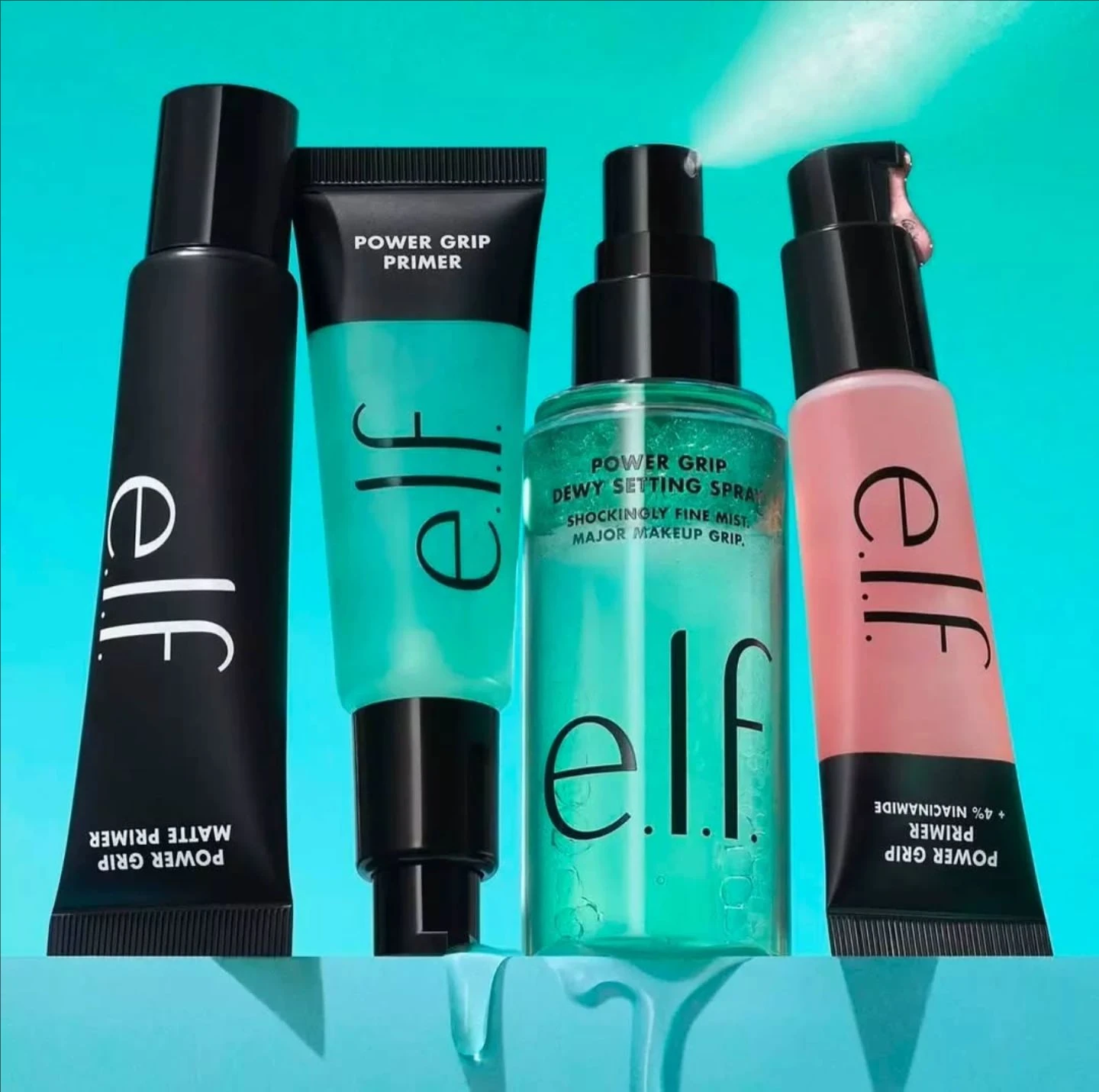 Elf Makeup Power Grip Dewy Set - Makeup Fixing Mist review and price